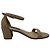 Nudist Block Sandalen von Stuart Weitzman aus beigem Leder Braun Fleisch