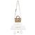Borsa a mano Dior Groove 20 in pelle di vitello beige - vista 19