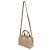 Borsa a mano Dior Groove 20 in pelle di vitello beige - vista 3