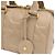 Borsa a mano Dior Groove 20 in pelle di vitello beige - vista 8
