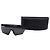 Gafas de sol Prada 0PS01YS Ski Shield Visor en acetato negro - vista 4