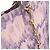 Borsa tote tie-dye Sandro Kasba in tela di cotone viola Porpora - vista 11