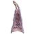 Borsa tote tie-dye Sandro Kasba in tela di cotone viola Porpora - vista 2