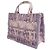 Borsa tote tie-dye Sandro Kasba in tela di cotone viola Porpora - vista 3