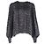 Blusa in seta grigia con stampa pitone Anine Bing Renee Grigio