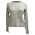 Max Mara Kabelstrickpullover aus weißer Kaschmir Roh  - Ansicht 1