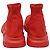Baskets Speed Balenciaga en polyester rouge - vue 5