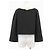 Chaqueta 2 en 1 de mezcla de seda Salvatore Ferragamo Negro Crudo - vista 10