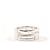 GUCCI Marken G-Ring mit Ausschnitt Silber