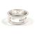 GUCCI Marken G-Ring mit Ausschnitt Silber