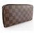 Portafoglio Zippy Damier Louis Vuitton Marrone - vista 3