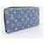 Portafoglio Zippy Louis Vuitton Monogram Denim Lungo Blu - vista 3