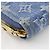 Portafoglio Zippy Louis Vuitton Monogram Denim Lungo Blu - vista 4