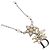 Collana con Motivo Stella Dior Argento