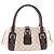 2-in-1 Anagram Canvas Tasche Senda von Loewe Beige