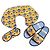 Set da Viaggio Geometrico G Gucci Arancione