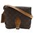 Borsa a Spalla Cartouchiere 22 Monogramma Louis Vuitton Marrone