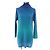 Issey Miyake FALTEN BITTE POLYESTERKLEID Blau