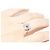 Autre Marque Pt900 Diamantring Silber - Ansicht 6