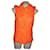 Guess ärmelloser Pullover Wollmischung orange