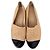 Espadrillas slip-on con punta a cappuccio CC di Chanel Beige - vista 3