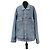 Giacca denim Balenciaga trucker oversize blu in cotone