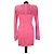 Magda Butrym Vestido Mini de Seda Rosa con Apliques Florales - vista 2