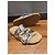 Sandali Fendi in shearling argento beige - vista 7