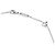 Collar Péndulo Chopard Happy Diamonds Icons en Oro Blanco Plata - vista 4