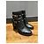 Stivaletti Rockstud Valentino Garavani in pelle nera Taglia 39 - vista 2