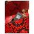 Borsa a Spalla Fendi Baguette Sneake Rosso Stampa python - vista 5