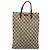 Gucci Borsa a mano GG Supreme in PVC beige e argento 117551 Auth ep13822 - vista 2