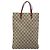 Gucci Borsa a mano GG Supreme in PVC beige e argento 117551 Auth ep13822 - vista 3