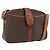 Céline Borsa a Spalla in Tela Macadam CELINE in Pelle PVC Marrone Oro Auth ep13731 D'oro
