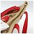 LOUIS VUITTON Antigua Cabas MM Borsa Tote Canvas Beige Rossa M40035 LV Auth ka3234 Rosso - vista 6