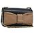 Chloé Borsa a mano in pelle nera e oro con catena in nastro Chloe Auth 174022A Nero D'oro