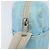 MCM Vicetos Logogram Schultertasche aus Nylon Hellblau Silber Authentisch 174459 - Ansicht 16