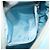 MCM Vicetos Logogram Schultertasche aus Nylon Hellblau Silber Authentisch 174459 - Ansicht 22