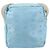 MCM Vicetos Logogram Schultertasche aus Nylon Hellblau Silber Authentisch 174459 - Ansicht 3
