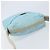 MCM Vicetos Logogram Schultertasche aus Nylon Hellblau Silber Authentisch 174459 - Ansicht 6