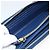 Saffiano PRADA Portafoglio Lungo in pelle Safiano Blu Navy Oro Auth fm5265 D'oro - vista 10