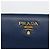 Saffiano PRADA Portafoglio Lungo in pelle Safiano Blu Navy Oro Auth fm5265 D'oro - vista 17