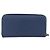 Saffiano PRADA Portafoglio Lungo in pelle Safiano Blu Navy Oro Auth fm5265 D'oro - vista 2