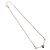 Collana Christian Dior metallo dorato Auth BA11471A - vista 2