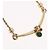 Collana Christian Dior metallo dorato Auth BA11471A - vista 3