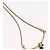 Collana Christian Dior metallo dorato Auth BA11471A - vista 4