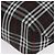 Burberry Borsa Tote Nova Check in nylon nero e argento Auth 174568 - vista 11