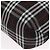 Burberry Borsa Tote Nova Check in nylon nero e argento Auth 174568 - vista 13