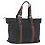 GUCCI GG Canvas Web Sherry Linie Tote Bag Schwarz Silber 132898 Auth mr2181