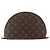 LOUIS VUITTON Trousse Demi Ronde Monogram Pouch Cosmétique M47520 LV Auth ka3231 Monogramme - vue 13